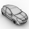 雷诺轿车-汽车-家用汽车-VR/AR模型-3D城
