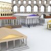 古罗马城市-建筑-古建筑-VR/AR模型-3D城