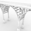 金属结构铁路拱桥-建筑-基础设施-VR/AR模型-3D城