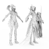 烛龙装-角色人体-角色-VR/AR模型-3D城