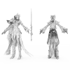 烛龙装-角色人体-角色-VR/AR模型-3D城