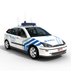 Ford Focus Police Belge-汽车-其它-VR/AR模型-3D城
