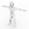 航天员-角色人体-男人-VR/AR模型-3D城