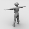航天员-角色人体-男人-VR/AR模型-3D城