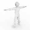 航天员-角色人体-男人-VR/AR模型-3D城