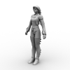 丹尼尔-角色人体-女人-VR/AR模型-3D城