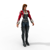 丹尼尔-角色人体-女人-VR/AR模型-3D城