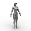 丹尼尔-角色人体-女人-VR/AR模型-3D城