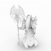 神话OL角色-角色人体-角色-VR/AR模型-3D城