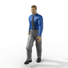 男人-角色人体-男人-VR/AR模型-3D城