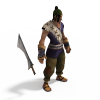 赤壁土匪-角色人体-角色-VR/AR模型-3D城