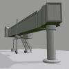 登机桥-建筑-基础设施-VR/AR模型-3D城