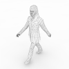 人物-角色人体-女人-VR/AR模型-3D城