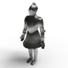 中世纪骑士盔甲-VR/AR模型-3D城