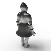 中世纪骑士盔甲-VR/AR模型-3D城