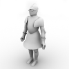 中世纪骑士盔甲-VR/AR模型-3D城