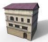 街边建筑-建筑-住宅-VR/AR模型-3D城