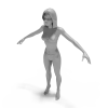 女人人体-角色人体-女人-VR/AR模型-3D城