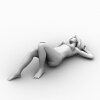 女人-角色人体-女人-VR/AR模型-3D城