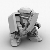 SD高达-角色人体-角色-VR/AR模型-3D城
