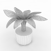 花模型-动植物-盆栽-VR/AR模型-3D城