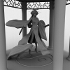 古代女性-角色人体-女人-VR/AR模型-3D城