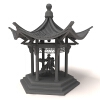 古代女性-角色人体-女人-VR/AR模型-3D城