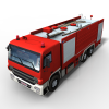 泡沫消防车-汽车-其它-VR/AR模型-3D城