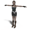 [科幻(Fantasy)] 生化危机复刻版Jill-角色人体-角色-VR/AR模型-3D城