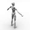 女机器人-角色人体-角色-VR/AR模型-3D城