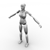 女机器人-角色人体-角色-VR/AR模型-3D城
