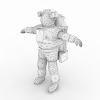宇航服-科技-航天卫星-VR/AR模型-3D城