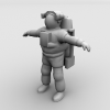宇航服-科技-航天卫星-VR/AR模型-3D城