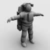 宇航服-科技-航天卫星-VR/AR模型-3D城