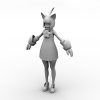 TERA小萝莉-角色人体-角色-VR/AR模型-3D城
