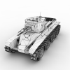 BT-5 Tank-汽车-军事汽车-VR/AR模型-3D城