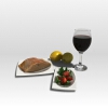 西餐-文体生活-杂食-VR/AR模型-3D城