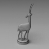 装饰品羚羊-文体生活-艺术品-VR/AR模型-3D城