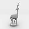 装饰品羚羊-文体生活-艺术品-VR/AR模型-3D城