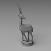 装饰品羚羊-文体生活-艺术品-VR/AR模型-3D城