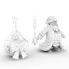 口袋西游圣诞老人-角色人体-角色-VR/AR模型-3D城