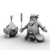 口袋西游圣诞老人-角色人体-角色-VR/AR模型-3D城