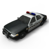 警车-汽车-其它-VR/AR模型-3D城