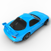 马自达Mazda RX7-汽车-家用汽车-VR/AR模型-3D城