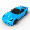 马自达Mazda RX7-汽车-家用汽车-VR/AR模型-3D城