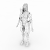 女战士-角色人体-角色-VR/AR模型-3D城