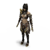 女战士-角色人体-角色-VR/AR模型-3D城