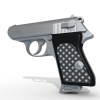 沃尔特PPK 9毫米-VR/AR模型-3D城