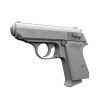 沃尔特PPK 9毫米-VR/AR模型-3D城