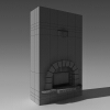 大理石壁炉-建筑-其它-VR/AR模型-3D城